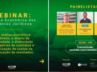 Webinar da ACIJS reúne especialistas para análise econômica no âmbito jurídico