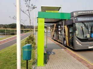 Ônibus elétrico passa a circular em Jaraguá do Sul a partir desta semana