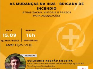 Atualização de Instrução Normativa a Brigadas de Incêndio é tema de encontro no Centro Empresarial