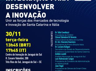 Câmara Italiana de Comércio e Indústria realiza evento em Jaraguá do Sul