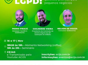 Seminário gratuito orienta empresas sobre a LGPD