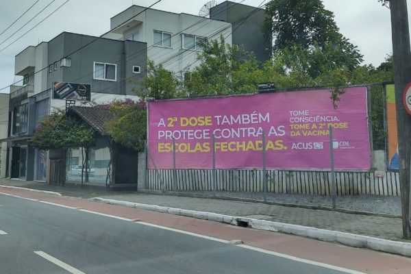 ACIJS inicia campanha de incentivo à segunda dose de vacina contra a Covid-19