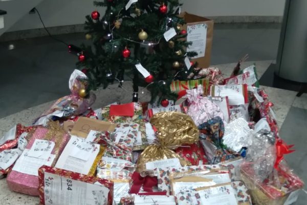 Ação Social do Núcleo de Voluntariado leva alegria a crianças no Natal