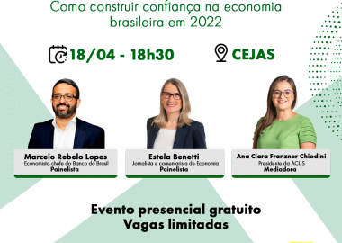 Cenários econômicos e projeções para o Brasil e SC no Encontro Empresarial ACIJS