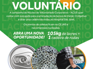 Campanha do Núcleo de Voluntariado repassa cadeiras de rodas a entidades sociais