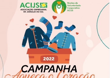 Núcleo do Voluntariado Corporativo ACIJS inicia campanha “Aqueça o coração”