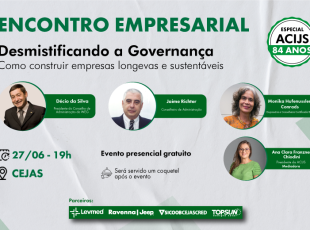 ACIJS comemora 84 anos com painel sobre governança