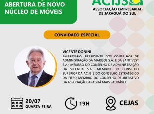 ACIJS planeja novo Núcleo Empresarial no segmento de móveis em Jaraguá do Sul