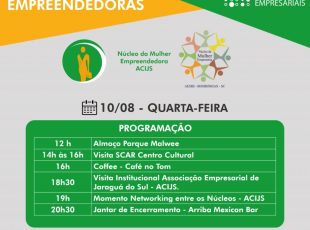 ACIJS integra Semana de Núcleos Empresariais da FACISC com agenda de encontros e visitas técnicas