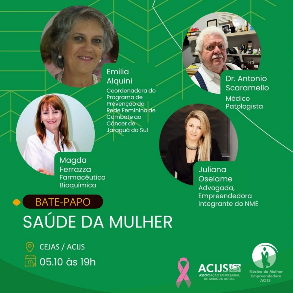 Núcleo da Mulher Empreendedora ACIJS se integra ao Outubro Rosa