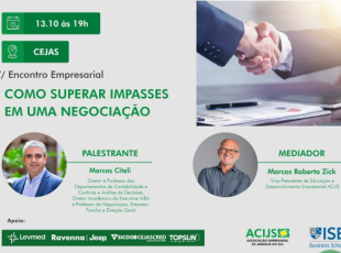 Especialista fala a empresários como superar impasses em negociações