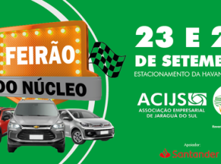 Feirão de Veículos é destaque da agenda do final de semana em Jaraguá do Sul
