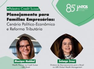 Planejamento para famílias empresárias e cenários político e econômico, tema de palestra dia 6, no CEJAS
