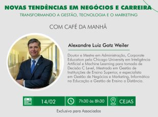 Especialista fala na ACIJS sobre novas tendências em negócios e carreiras