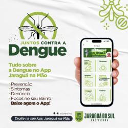 #JuntosContraaDengue – Ação traz informações sobre a dengue em Jaraguá do Sul
