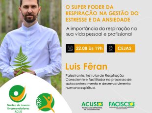 Palestra aborda importância  da respiração na gestão do estresse e da ansiedade