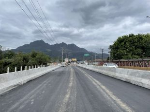 BR-280: trânsito muda para os serviços de finalização na ‘nova’ Ponte do Portal