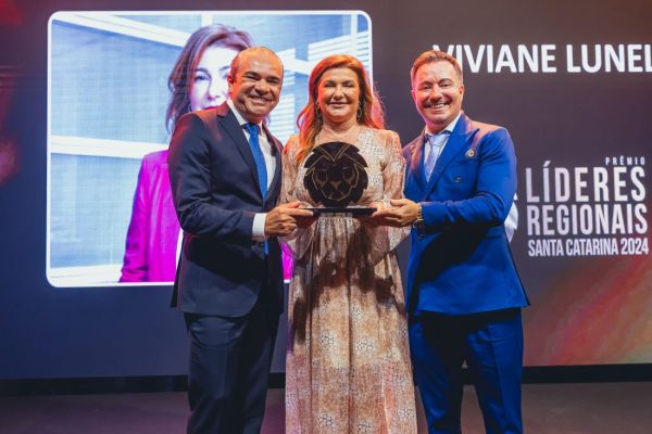 Lide SC reconhece Viviane Lunelli como ‘Liderança Empresarial – 2024’