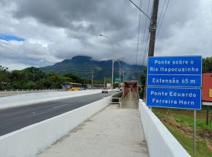 BR-280: Ponte Eduardo Ferreira Horn é oficialmente inaugurada no trecho estadualizado
