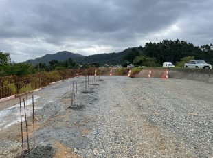 BR-280: Trecho estadualizado segue com obras no Viaduto da Mannes, em Guaramirim