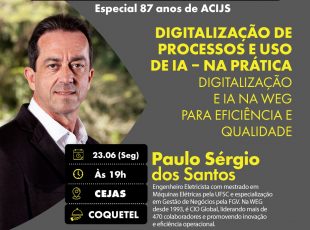 ACIJS comemora em junho 87 anos com evento sobre IA