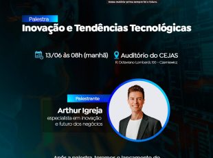 Semana da Indústria traz a Jaraguá Arthur Igreja para falar sobre inovação, dia 13