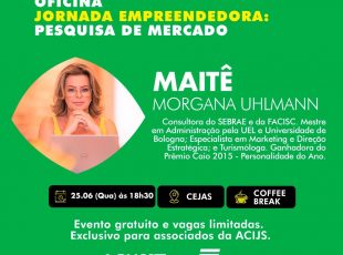 ACIJS e SEBRAE iniciam ciclo de oficinas gratuitas a empreendedores