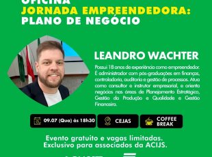 ACIJS e SEBRAE realizam nova etapa da Jornada Empreendedora