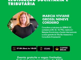 Jornada Empreendedora Sebrae e ACIJS sobre legislação tributária