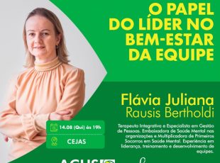 Palestra gratuita aborda papel de líderes na gestão humanizada