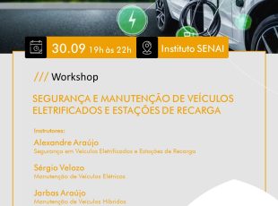 Automecânicas ligadas à ACIJS realizam workshop sobre manutenção de carros elétricos com o Instituto SENAI