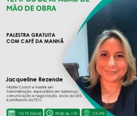 Palestra com café da manhã: Gestão e Liderança em Tempos de Apagão de Mão de Obra