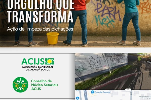Mutirão de Limpeza mobiliza voluntários em Jaraguá do Sul