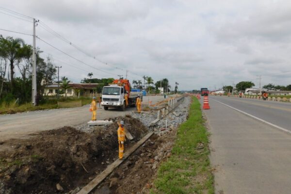 BR-280: DNIT alerta para alteração no trânsito em obras na duplicação